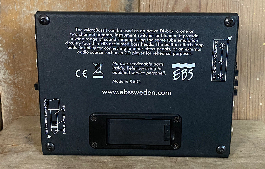 EBS MicroBass II Preamp/DI-box (pre owned)
