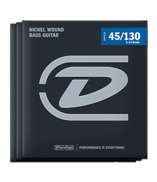 Dunlop Nickel Wound 4 and 5 string packs