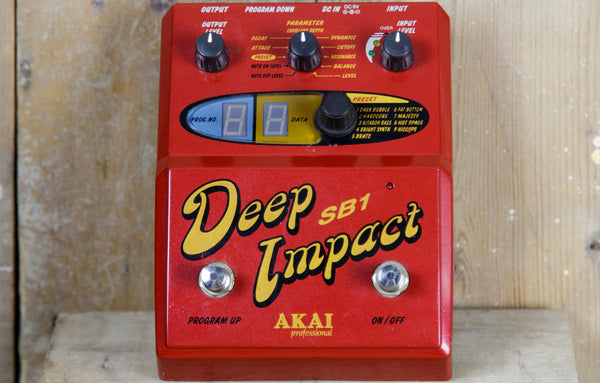 AKAIの名機と言われたベースシンセエフェクト「Deep Impact」です ...
