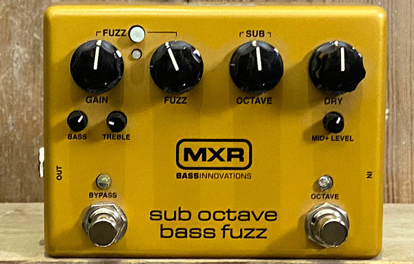 MXR M287 Sub Octave Bass Fuzz Pedal – The Bass Gallery