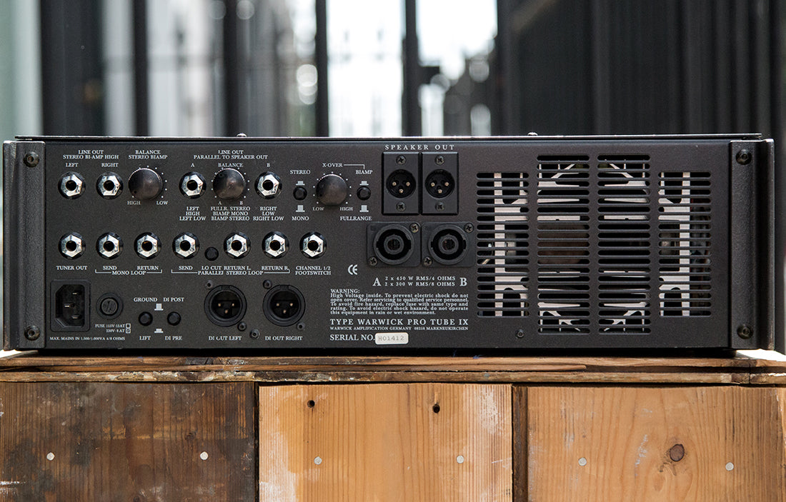 Warwick Pro Tube IX - The Bass Gallery