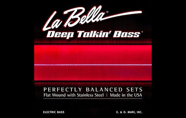 La Bella Deep Talkin Bass Flat Wound 4 String The Bass Gallery