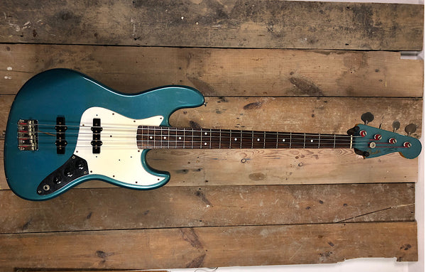 Fender MIJ Jazz Bass JB-62 Lake Placid Blue Matching Headstock