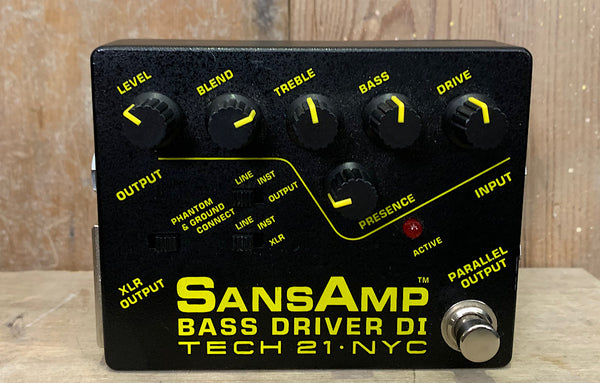 Tech 21 sans amp bass driver DI – The Bass Gallery
