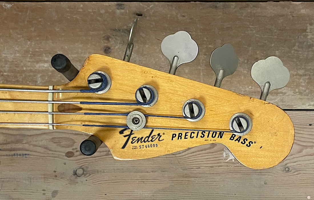 Fender Precision Bass 1977 Fretless (Ex-Showaddywaddy)