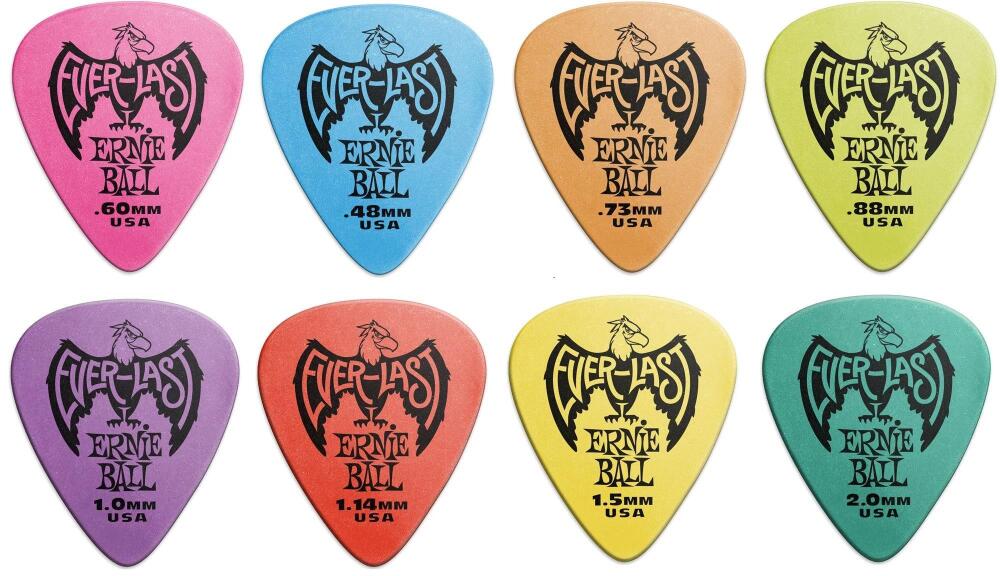 Ernie Ball Everlast Picks (packs of 12)