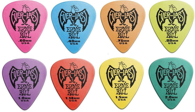 Ernie Ball Everlast Picks (packs of 12)