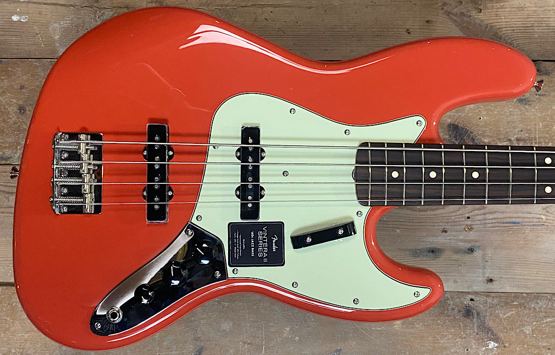 Fender Vintera II Series Jazz Fiesta Red