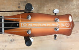 Danelectro DL58 Longhorn Bass, Copper Burst