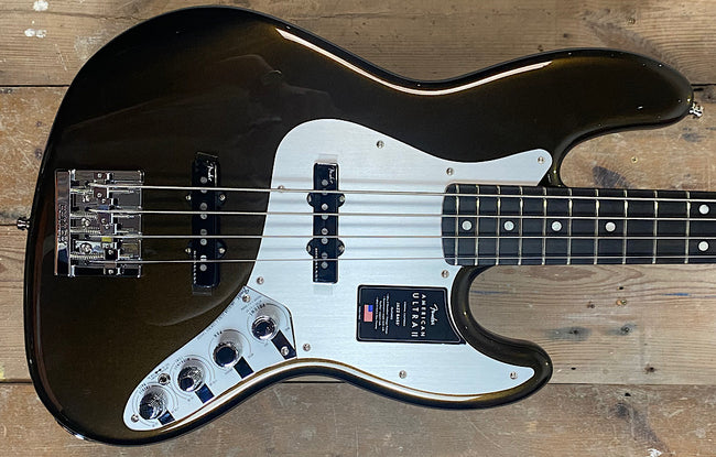 Fender American Ultra II Jazz Texas Tea