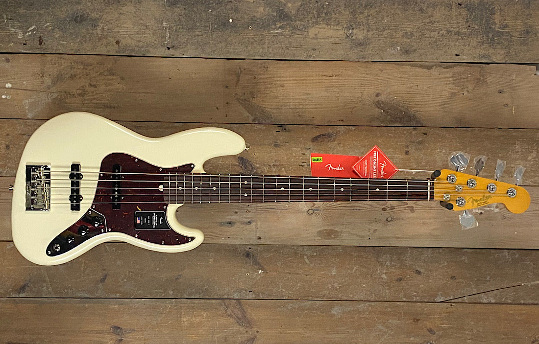 Fender American Professional Jazz V Olympic White