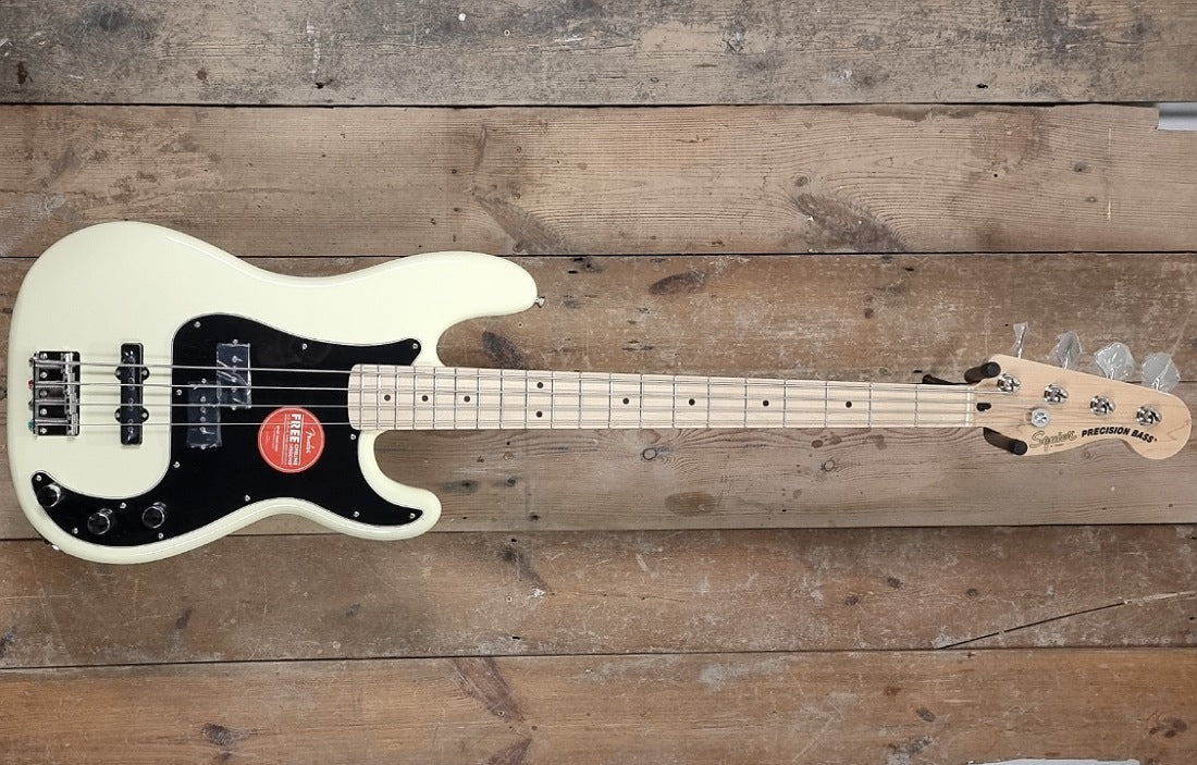 Squier Affinity Series Precision Bass PJ - Olympic White | Gino Guitars Squier Affinity Series Precision Bass PJ - Olympic White | Gino Guitars