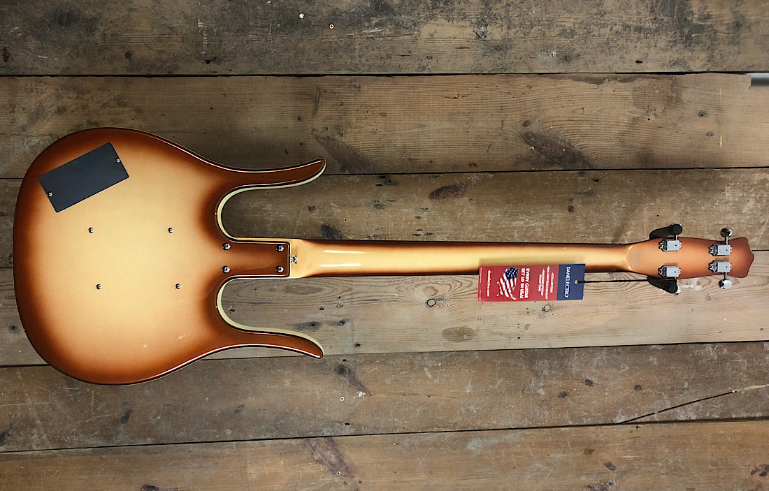 Danelectro DL58 Longhorn Bass, Copper Burst