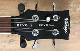 Vintage Revo Series Supreme Semi Acoustic Short Scale Cherry Red