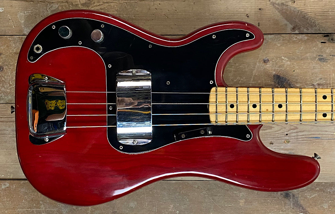 1980 Fender Precision Bass left-handed bass