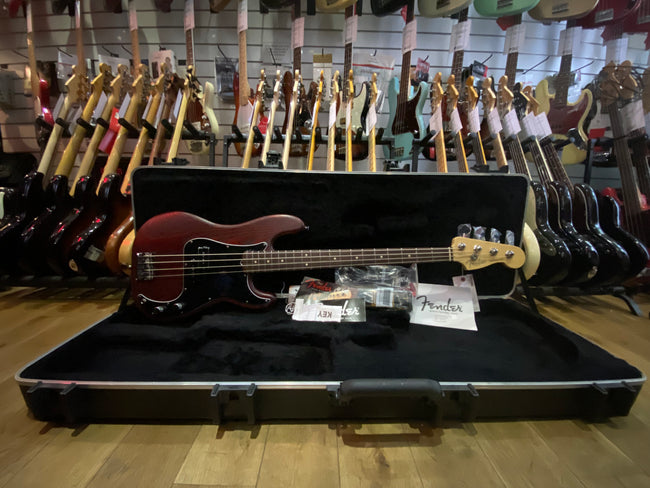 Fender American Standard Precision Bass Wine Red