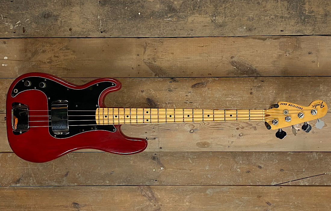 1980 Fender Precision Bass left-handed bass