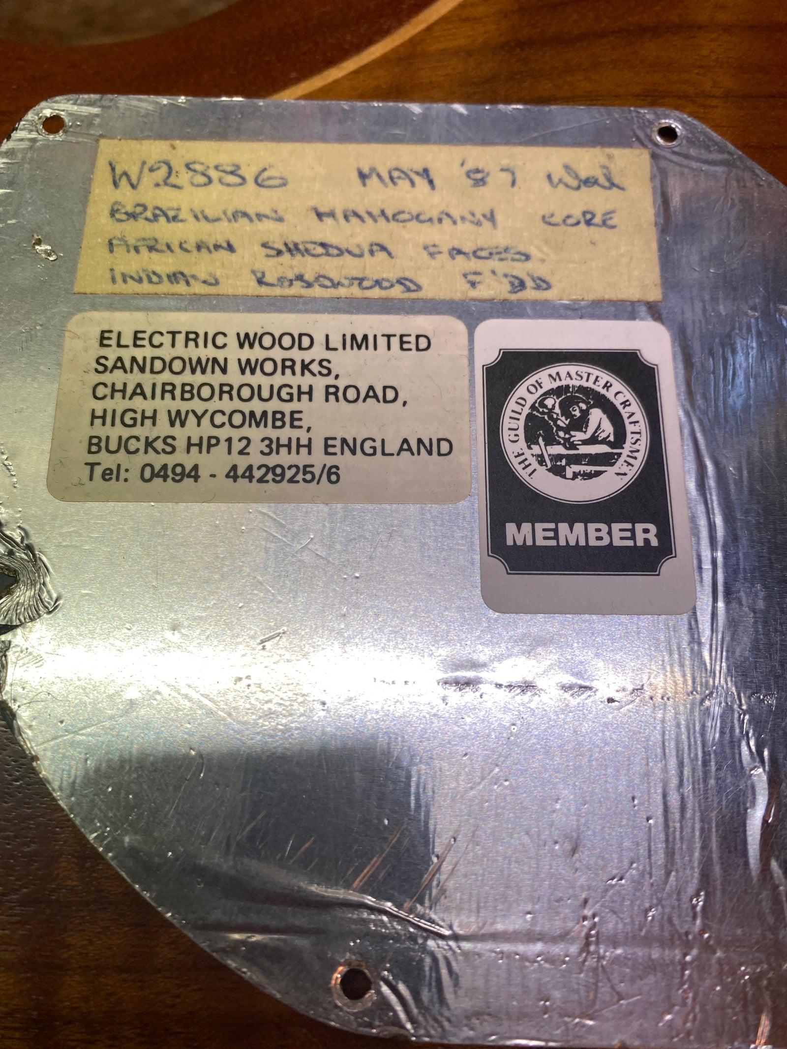 Wal Mk3 5 string 1987 (ex-Trevor Horn)