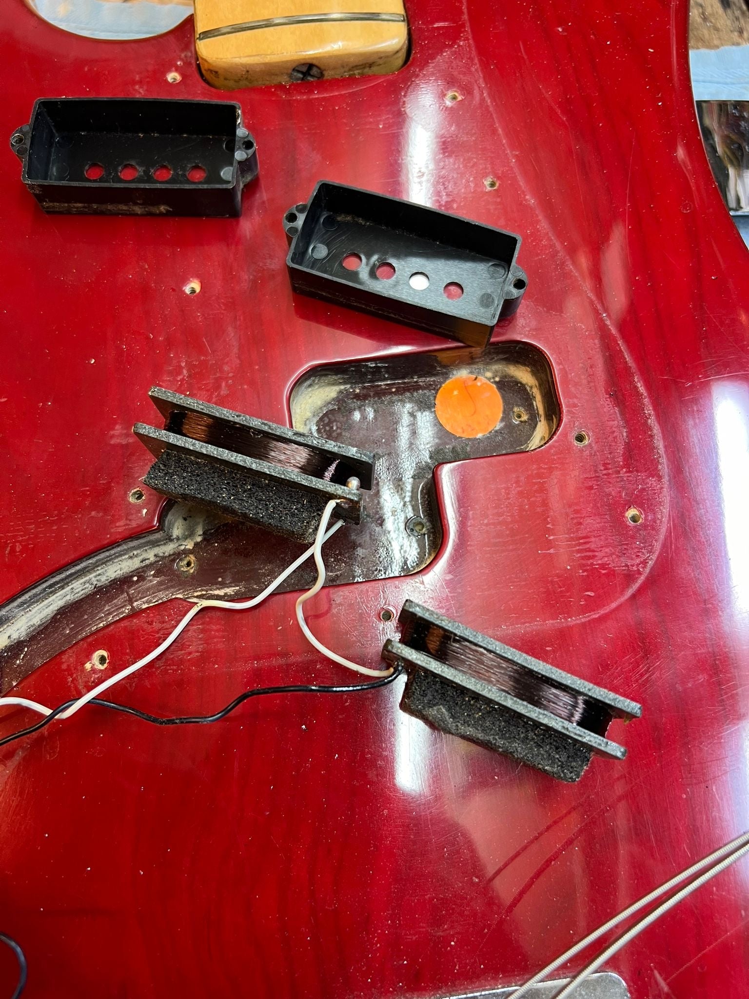 1980 Fender Precision Bass left-handed bass