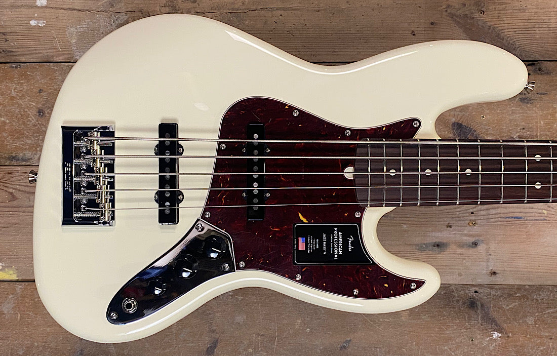 Fender American Professional Jazz V Olympic White
