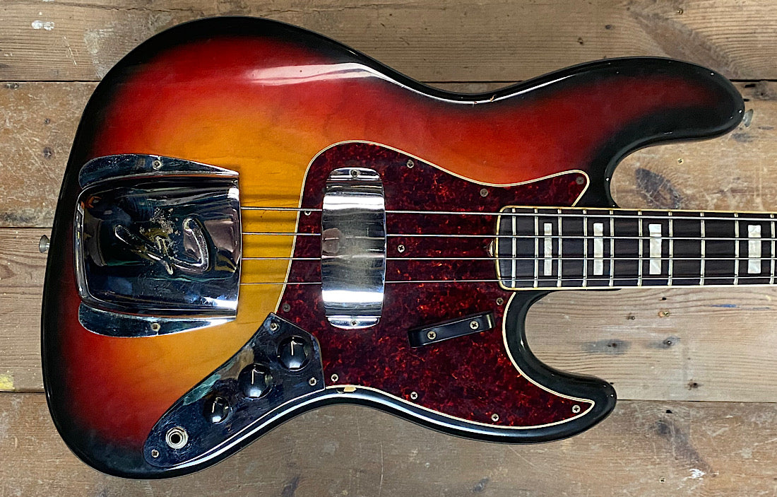 Fender Jazz Bass guitar, made in USA, 1972