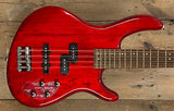 Cort Action Plus 4 String Bass Trans Red