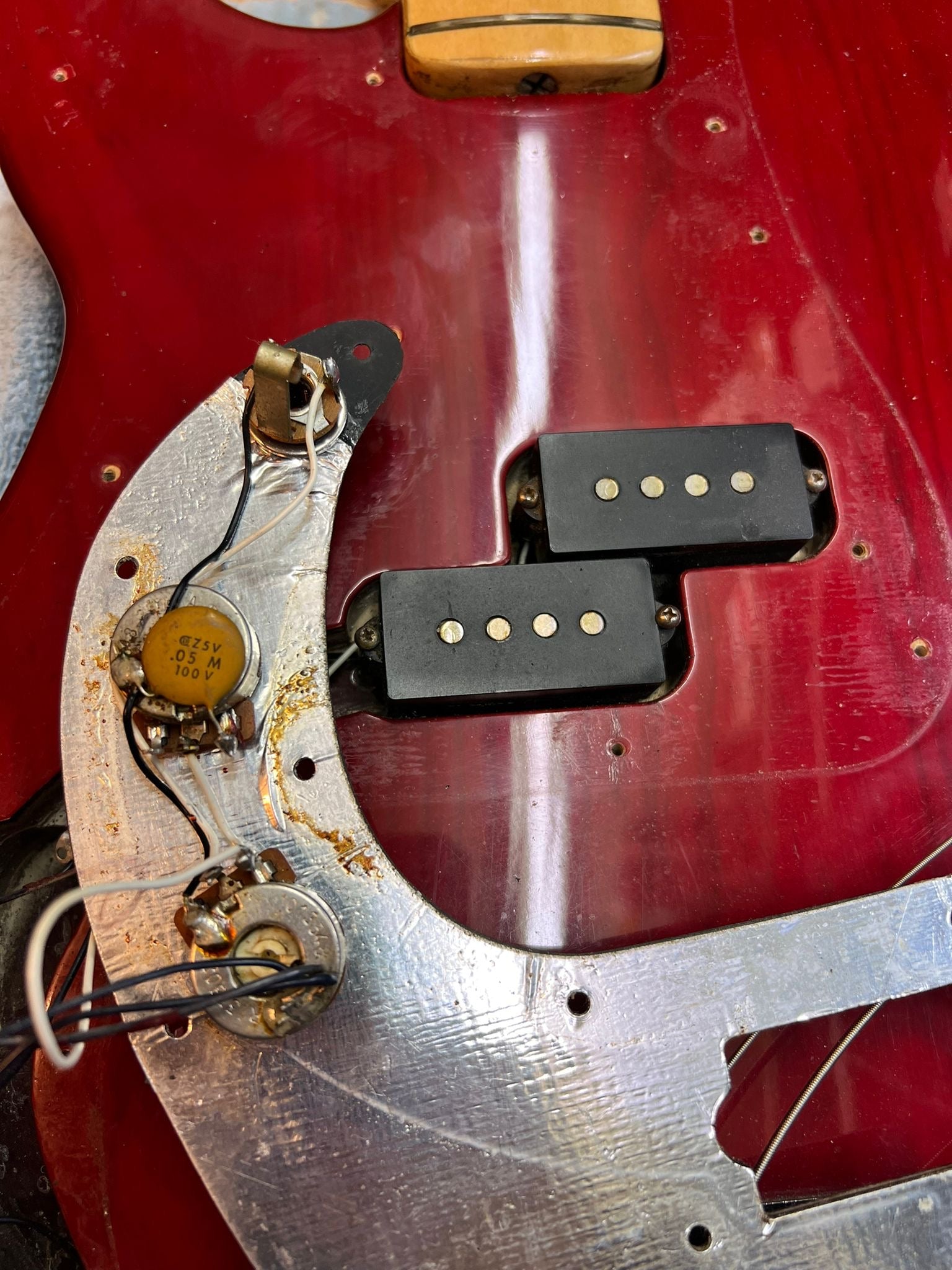 1980 Fender Precision Bass left-handed bass