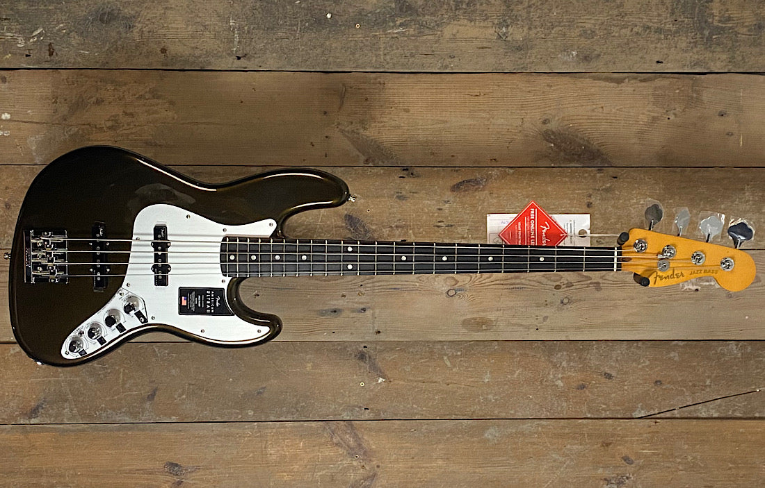 Fender American Ultra II Jazz Texas Tea