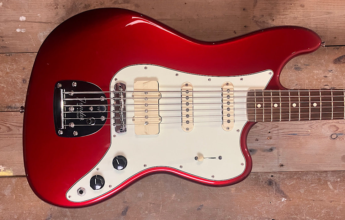 Fender Pawn Shop Bass VI, Candy Apple Red