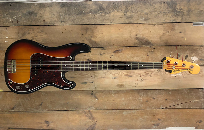 Squier by Fender JV Precision Bass guitar, made in Japan 1982