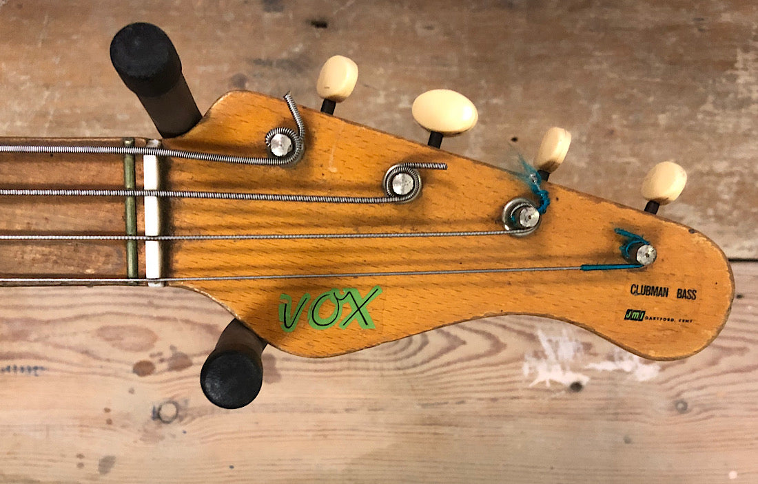 Vox Clubman Bass guitar, made in England 1960s