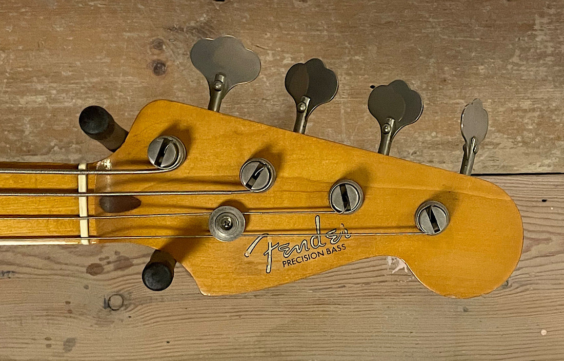 Fender neck with '59 stamp Hybrid Bass