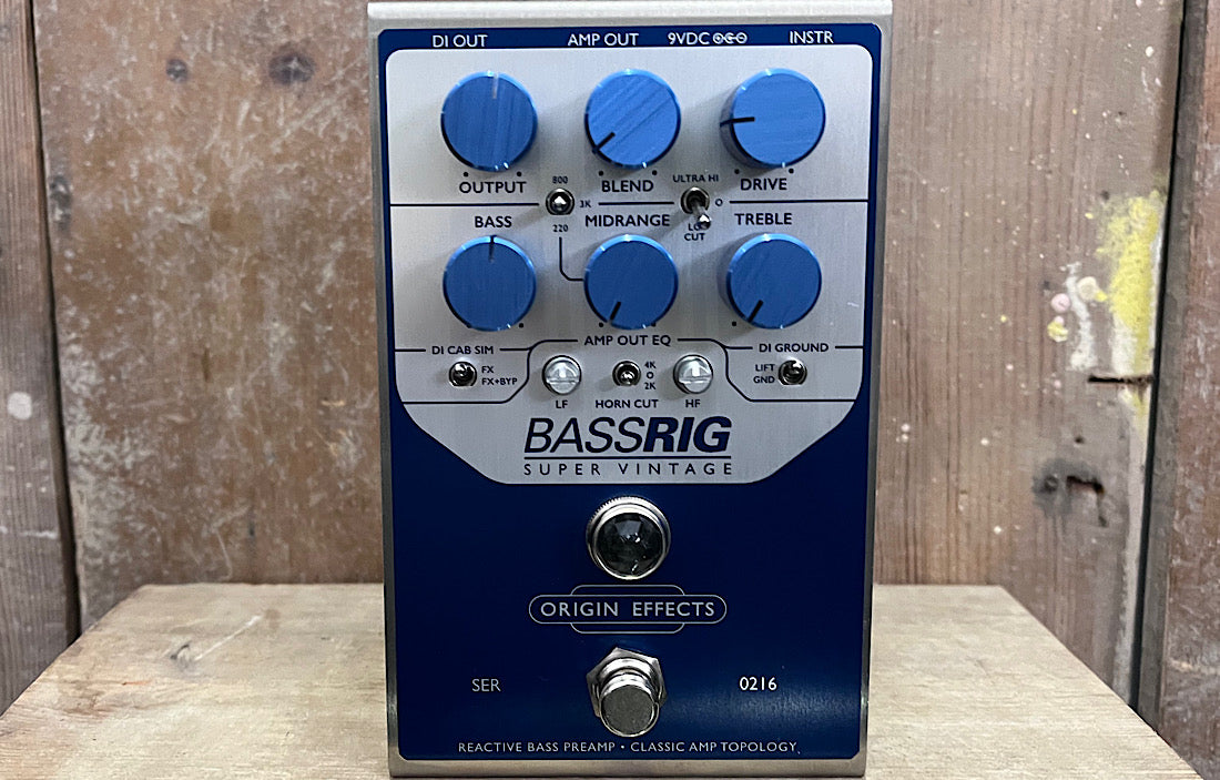 Origin Effects Bassrig Super Vintage – The Bass Gallery
