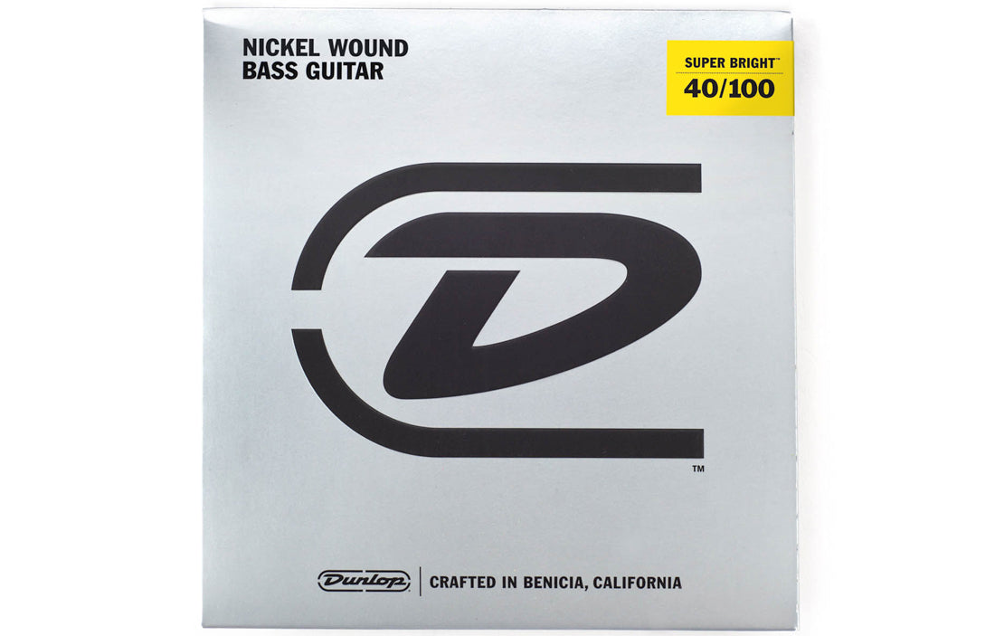 Dunlop Super Bright Nickel Wound Bass Strings (4 String Set) - The Bass Gallery