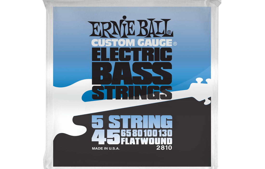 Ernie Ball Flatwound Group II 5 String 45-130 - The Bass Gallery