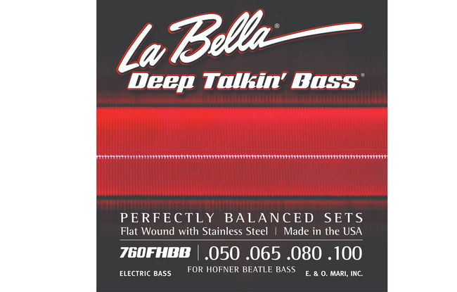 La Bella 760FHBB “Beatle” Bass Stainless Flats - The Bass Gallery