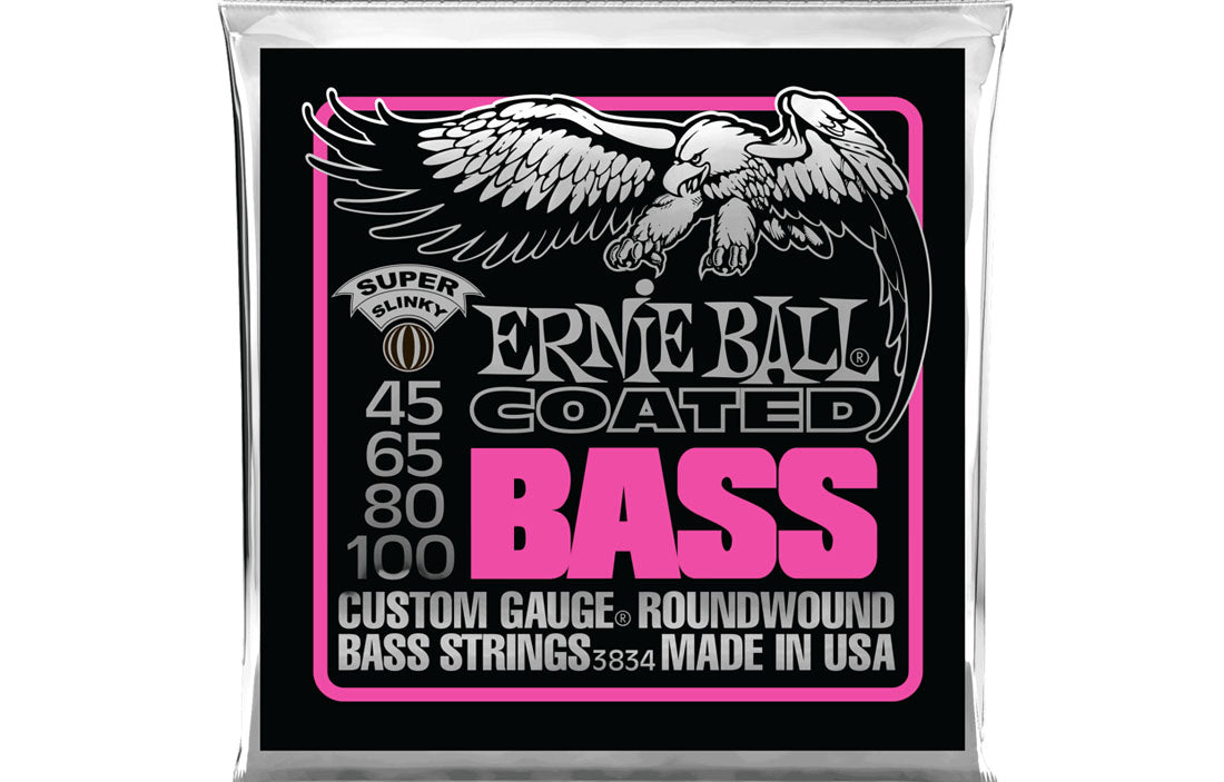 Ernie Ball Super Slinky Coated 45-100 - The Bass Gallery