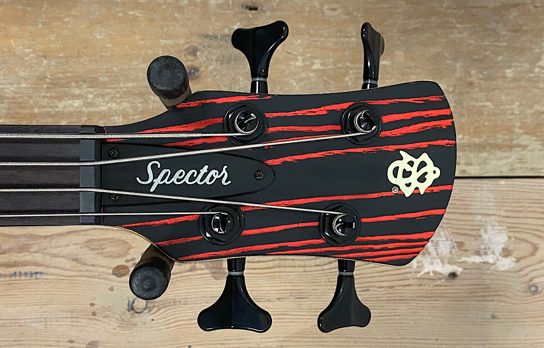 Spector NS Pulse 4 - Carbon Cinder Red Pre-Owned – The Bass Gallery