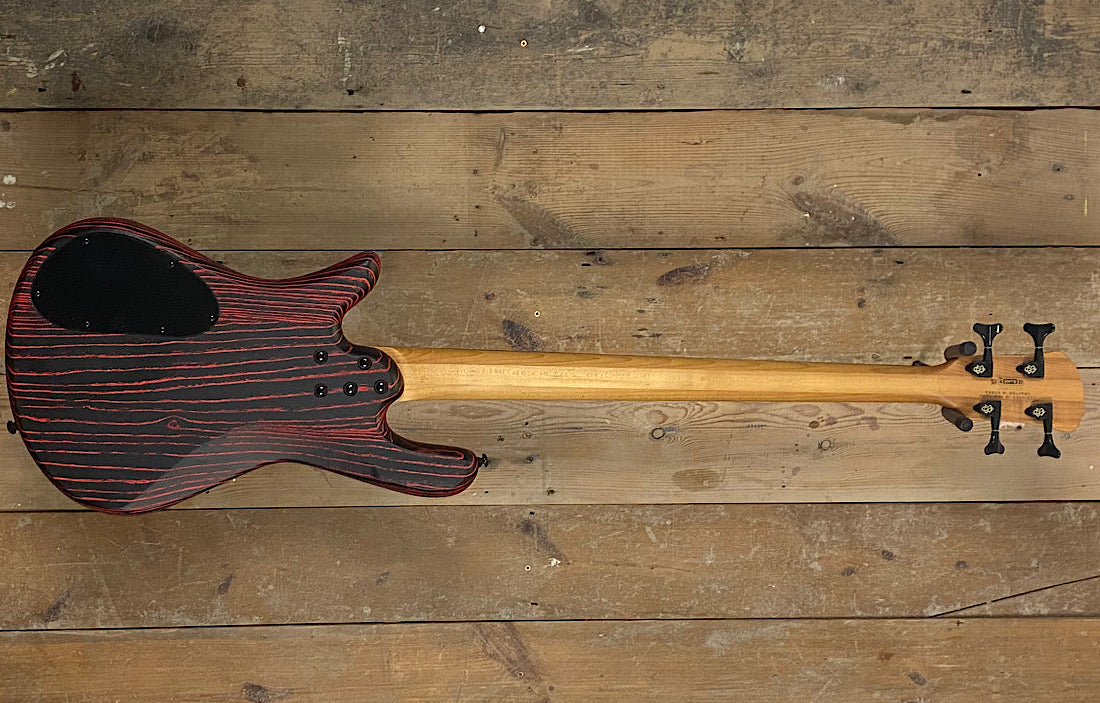 Spector NS Pulse 4 - Carbon Cinder Red Pre-Owned – The Bass Gallery