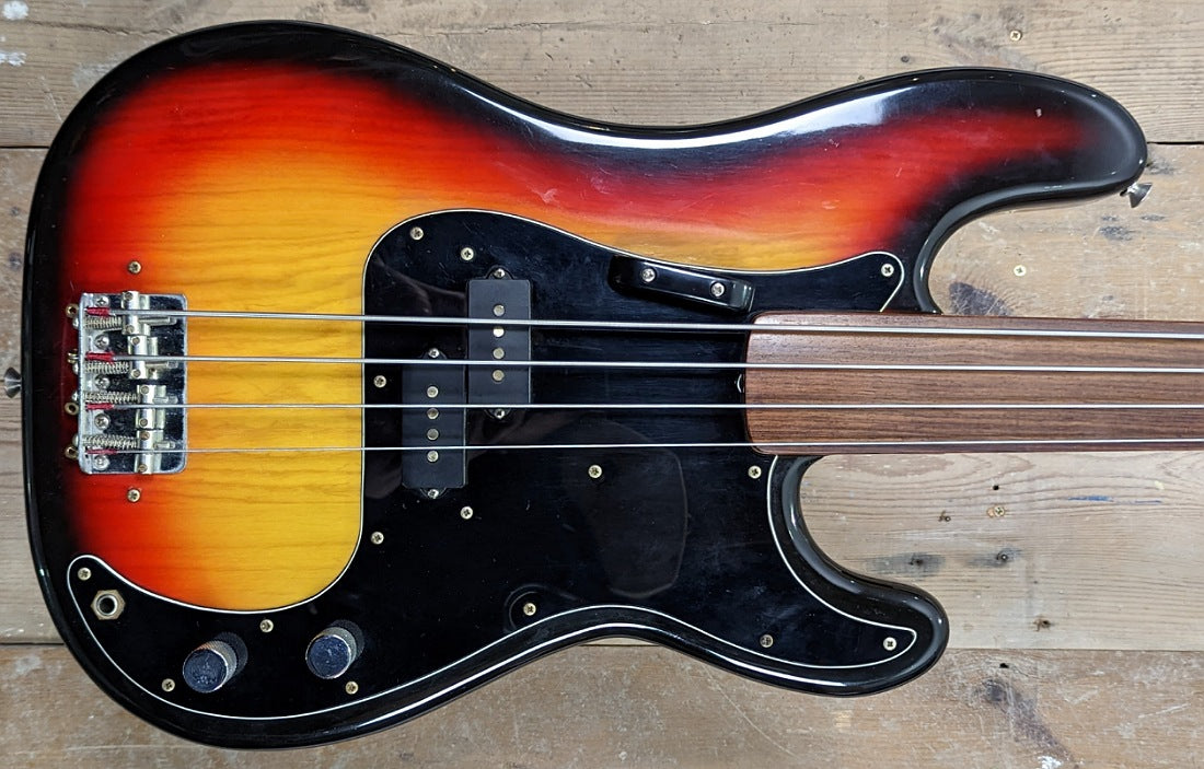 Fender Precision bass Fretless 1978