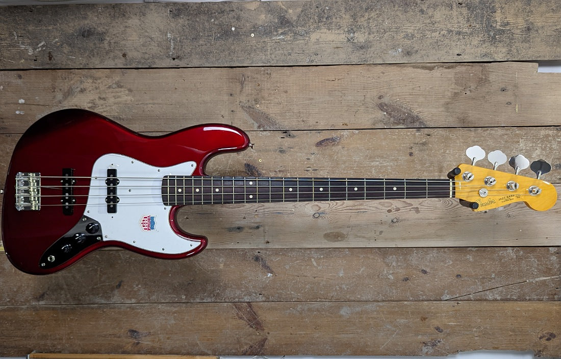 Fender JB62 US Jazz Bass Old Candy Red – The Bass Gallery
