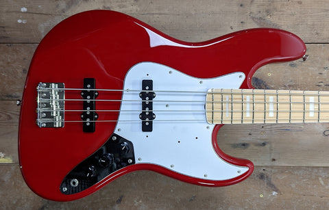Fender Traditional 70's Jazz Bass Torino Red – The Bass Gallery