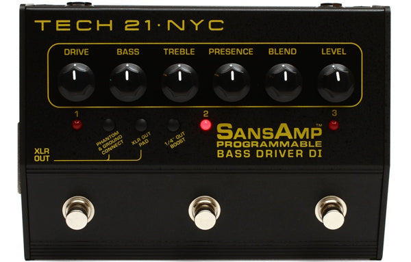 Sansamp Bass Driver Programmable DI - The Bass Gallery