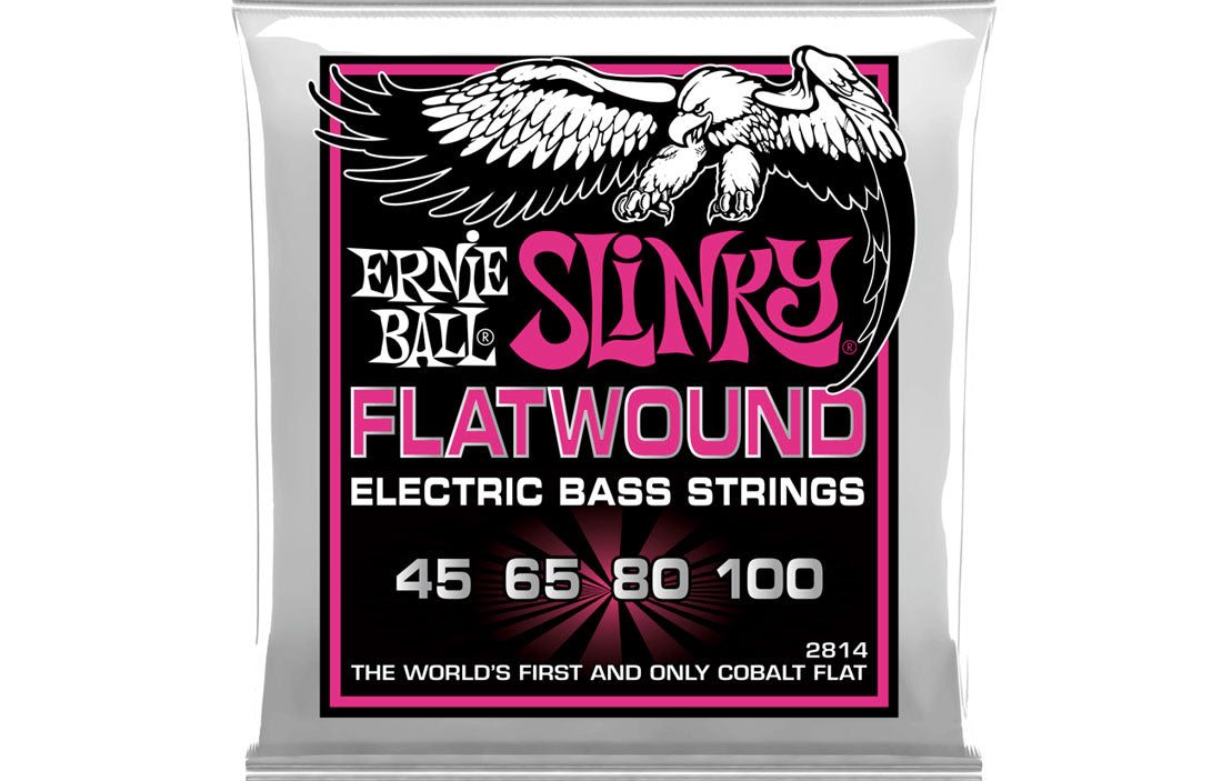 Ernie Ball Regular Slinky Flatwound 45-100 - The Bass Gallery
