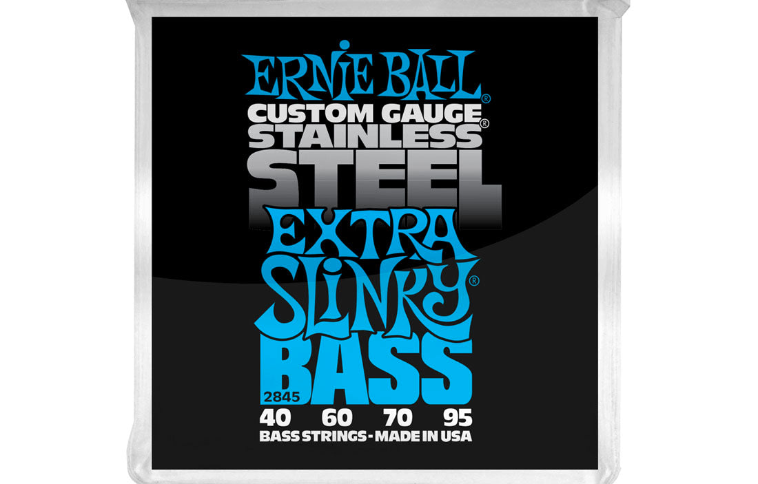 Ernie Ball Extra Slinky Stainless Steel 45-95 - The Bass Gallery