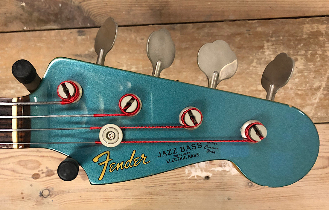 Fender MIJ Jazz Bass JB-62 Lake Placid Blue Matching Headstock 1993/94