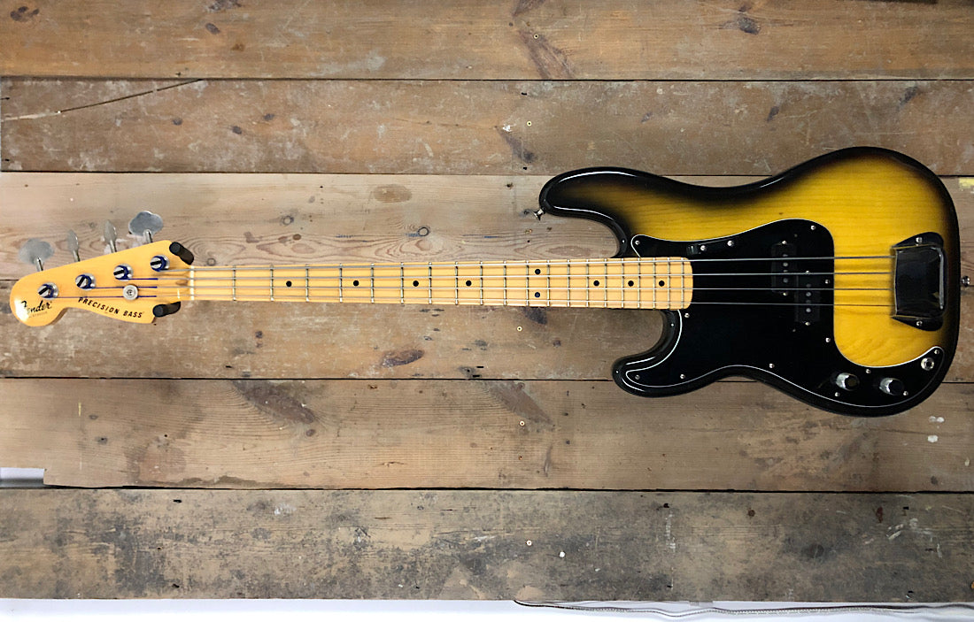 Fender Precision Bass 1977 Left Handed The Bass Gallery fender-precision-bass-1977-left-handed-the-bass-gallery