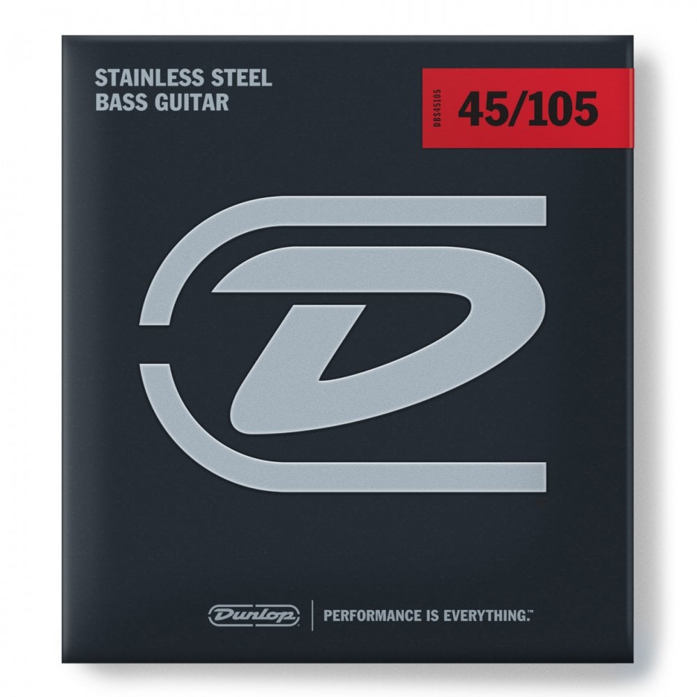 Dunlop Stainless Steel Round wound strings (4 strings)