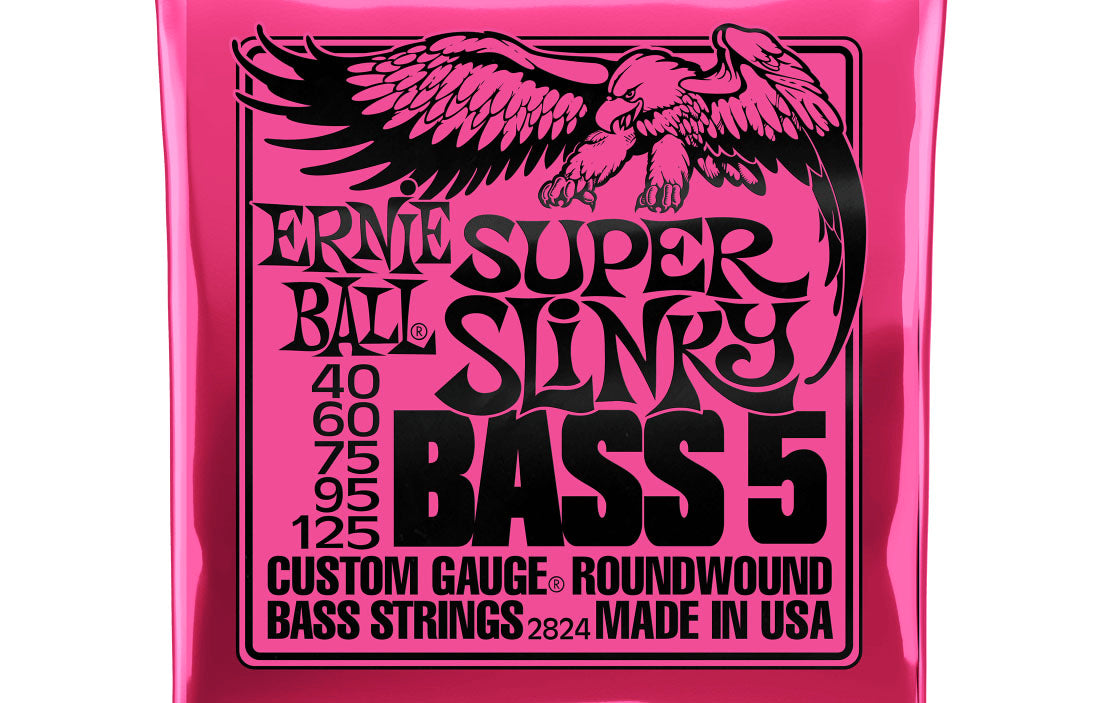 Ernie Ball Super Slinky 5 String 40-125 - The Bass Gallery